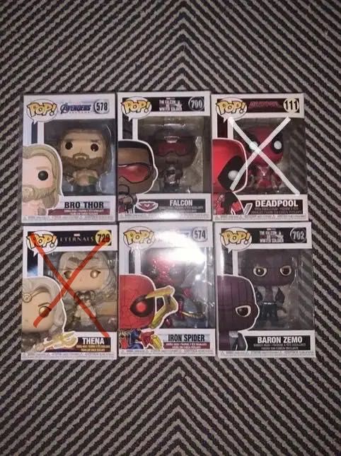 фігурки funko pop marvel
