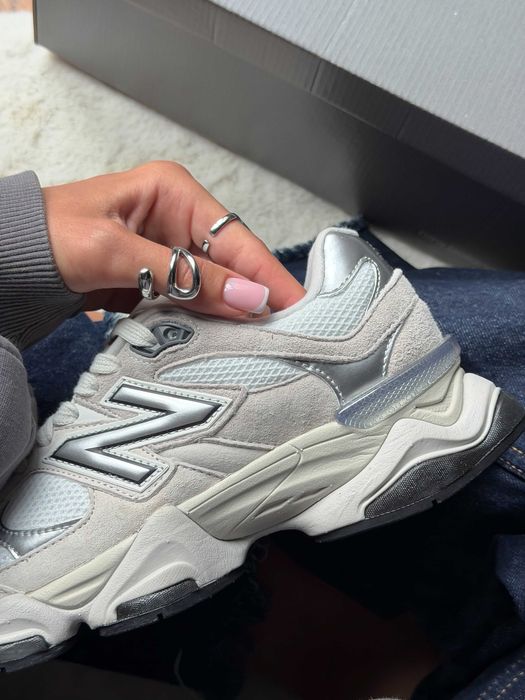 Кросівки New Balance 9060 Grey White кеди нью беланс білі сірі