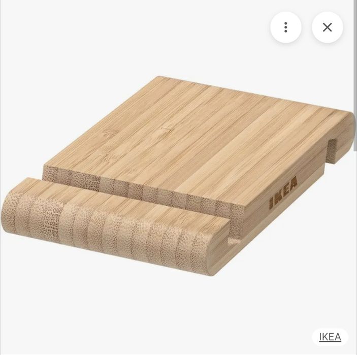 Podstawka pod telefon Ikea BERGENES tablet drewniana