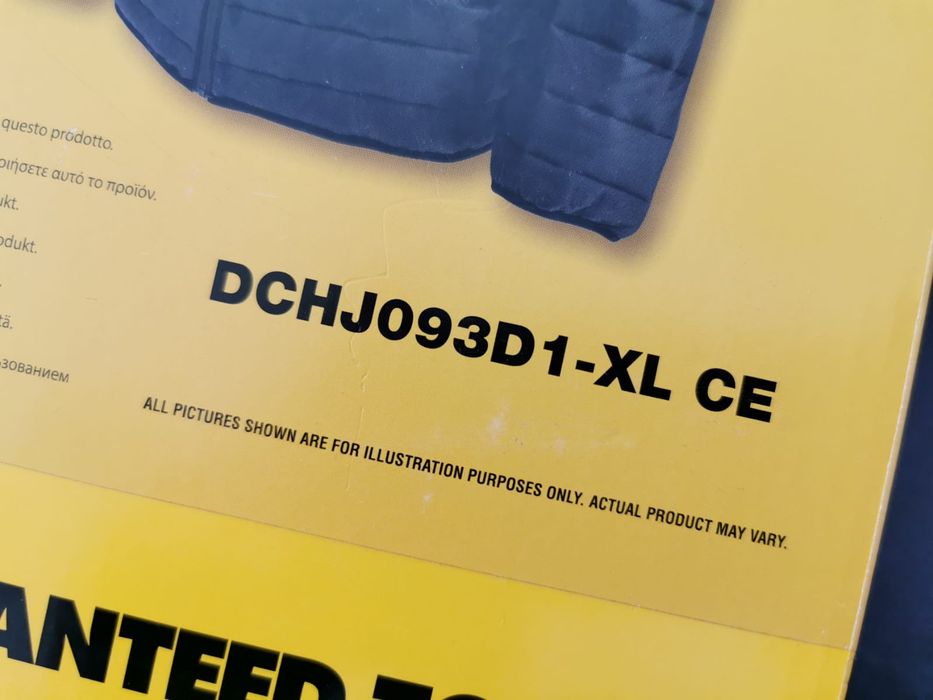 DeWalt DCHJ093D1 podgrzewana puchowa kurtka  L  okazja Prezent