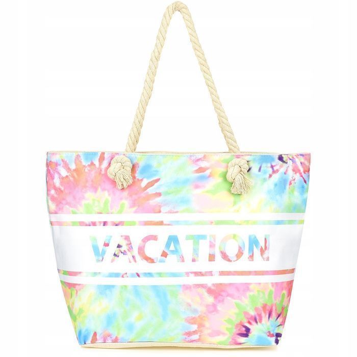 Duża torba plażowa torebka summer na lato pojemna oryginalna nad wodę