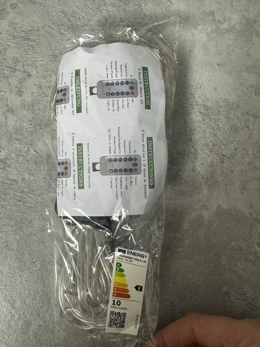 Гірлянда штора 3*3