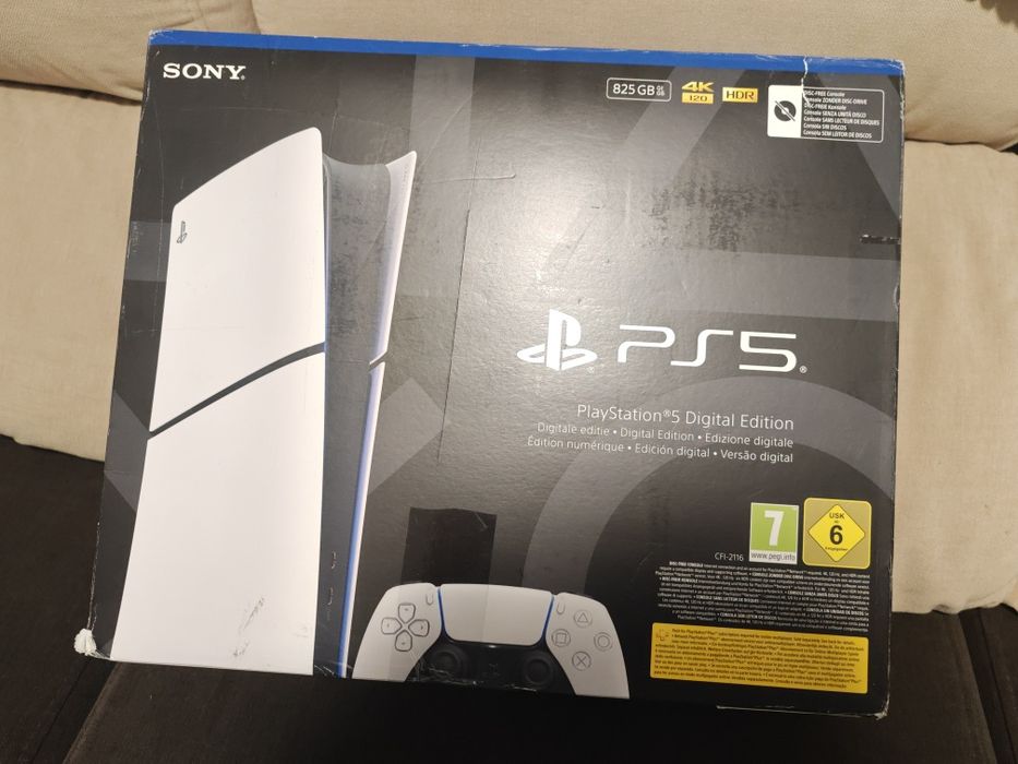 Playstation 5 Slim Edição Digital + Comando + 4 anos de garantia