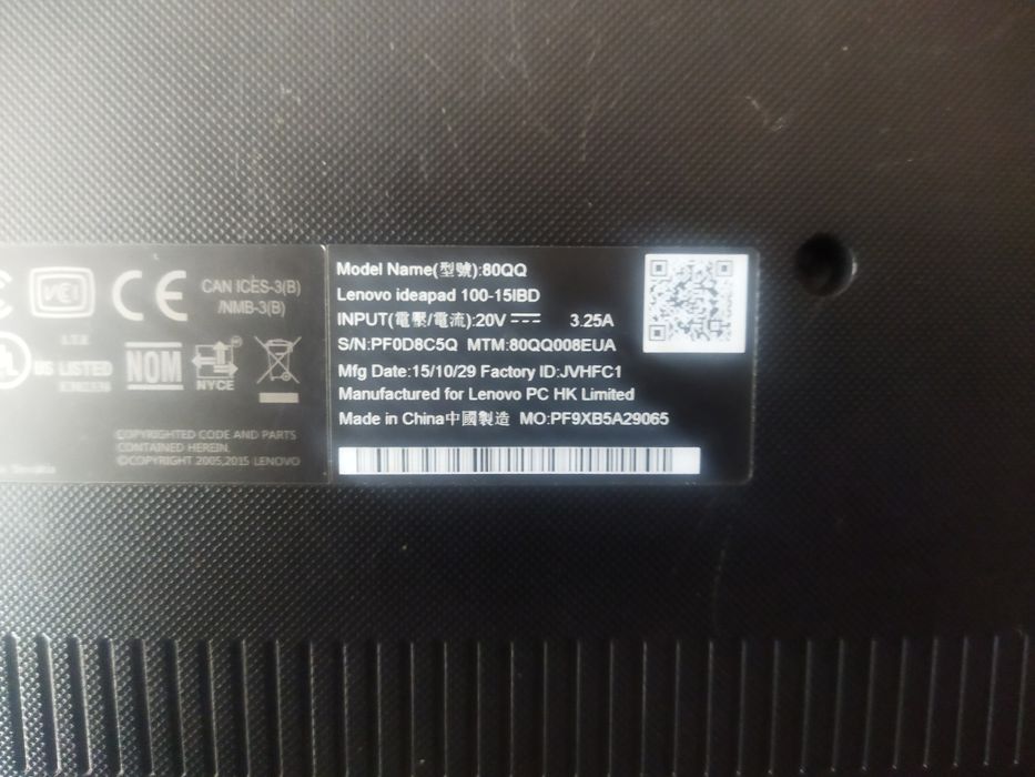 Ноутбук Lenovo IdeaPad 100-15IBD