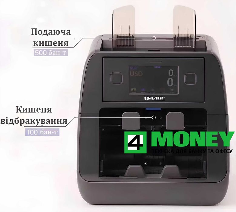 Счетчик Банкнот + РЕЖИМ ВЕТХОВАНИЯ Валют Magner 2000F PRO FITNESS 2025