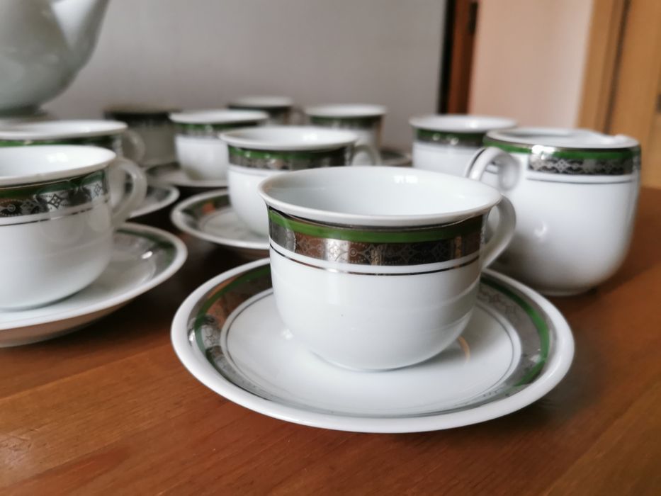 Serwis kawa herbata vintage Karolina