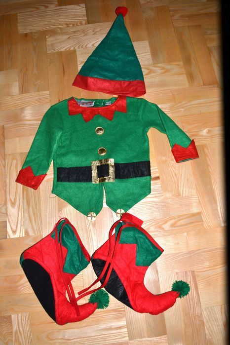 Elf Skrzat strój przebranie  3/4 Lat_98/104 cm