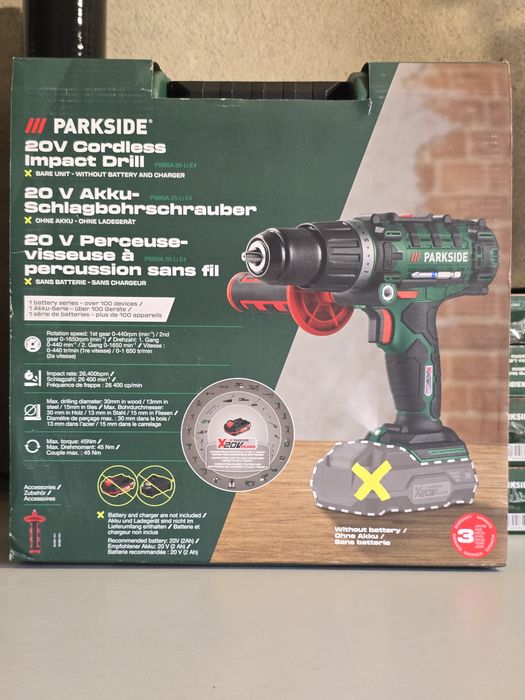 20V Impact Screwdriver Parkside
