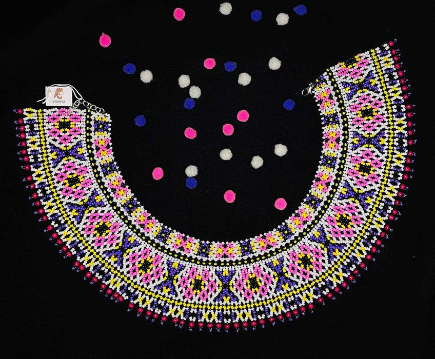 Чокер силянка "Рожевий Спалах"