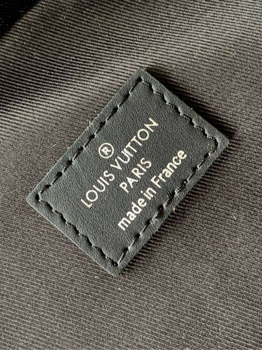 Louis Vuitton Avenue сумка бананка мужская кожаная черная оригинал