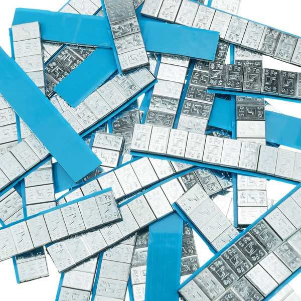 Грузики для балансировки колес, клейкі груз для дисків 12x5 г / 100шт