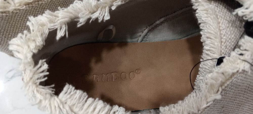 Bohoo.Эспадрильи , кеды. текстиь под лен.Модель, как Chanel., очень крутые