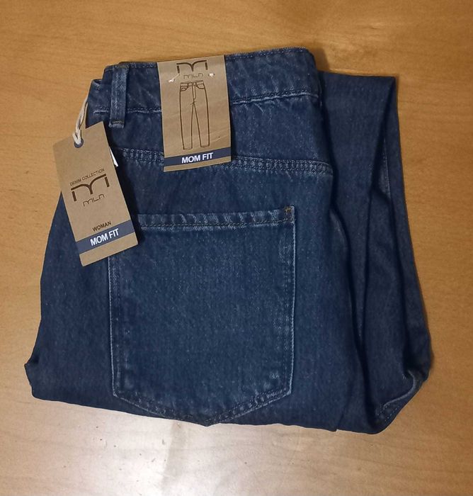 Calças de ganga novas c/ etiqueta. Marca Milano, mom fit, tamanho 44