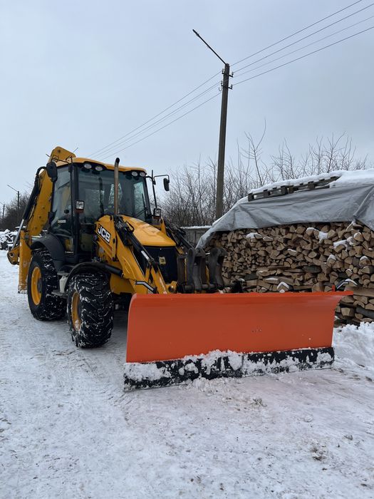Відвал отвал для снігу JCB 3 cx САТ Manitou Bobcat