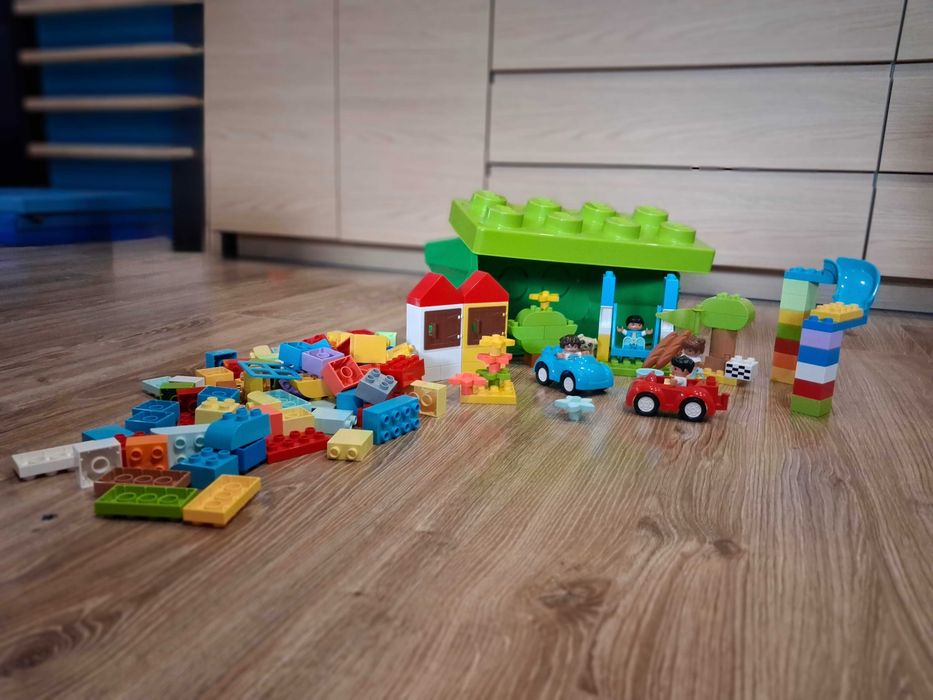 LEGO DUPLO zestaw 10 zestawów – wóz strażacki, kamper, Elsa, zwierzątka