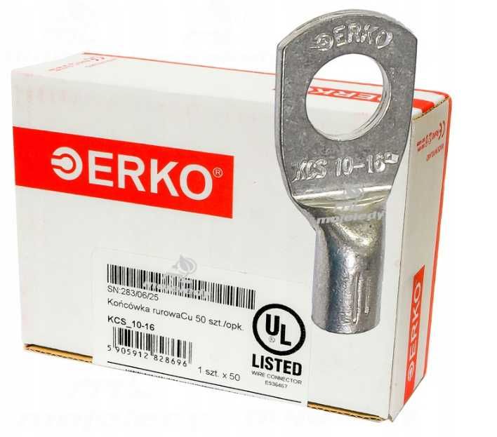 Końcówka oczkowa Cu rurowa KCS 8-16 /50szt./