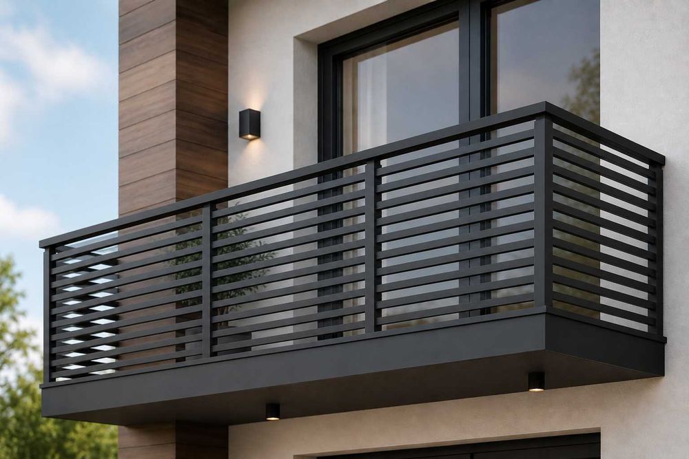 Balustrady balkonowe palisadowe na wymiar | Producent | Montaż