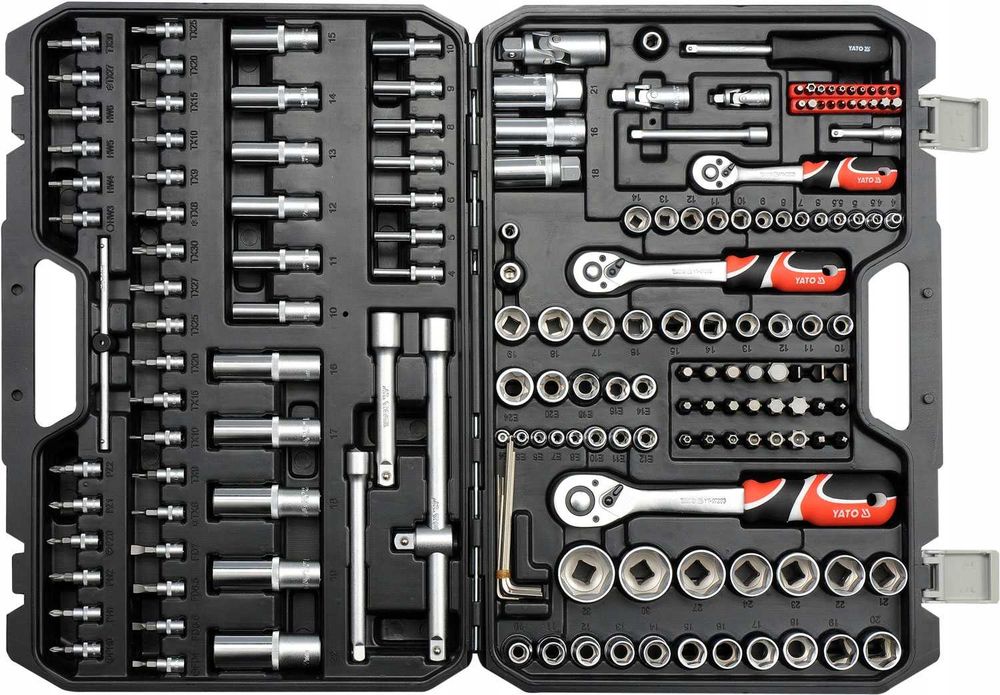 Набор инструментов YATO YT-38931 173 ел с трещоткой YATO