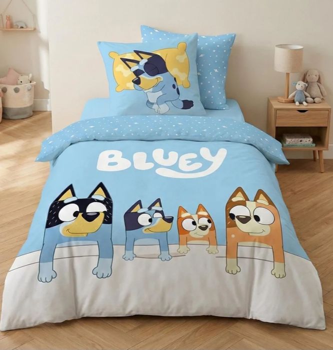 Aymax Bluey Family dwustronny komplet pościeli