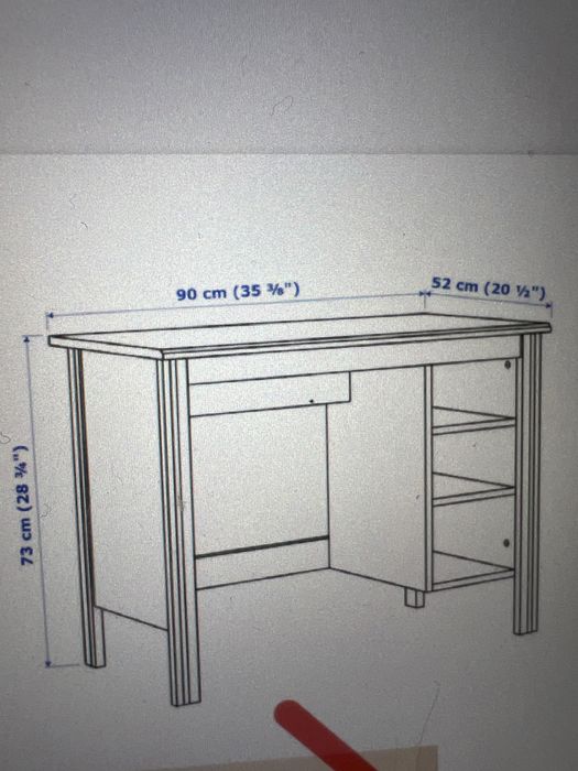 Secretaria branca IKEA