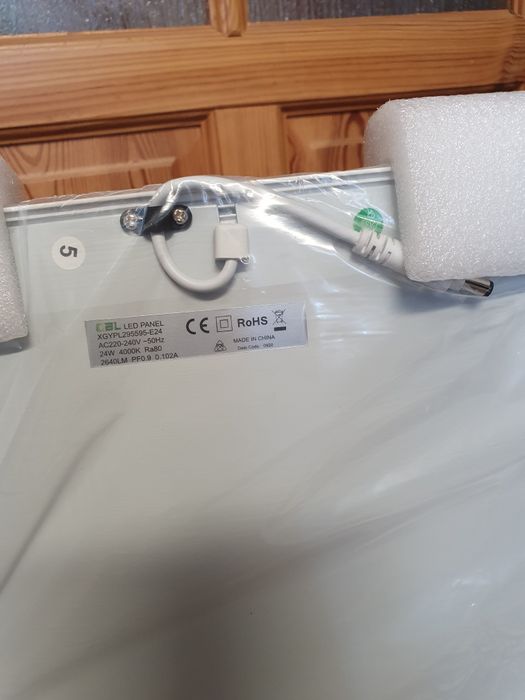 Panel LED 24W 4000K 2640lm 30x60 z zasilaczem i ramką