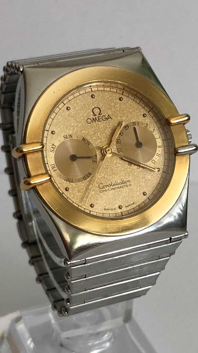 Omega Constellation Chronometer Chronograph, Day Date, 18K złoto