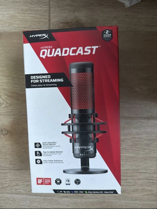 Microfone Quadcast Como Novo