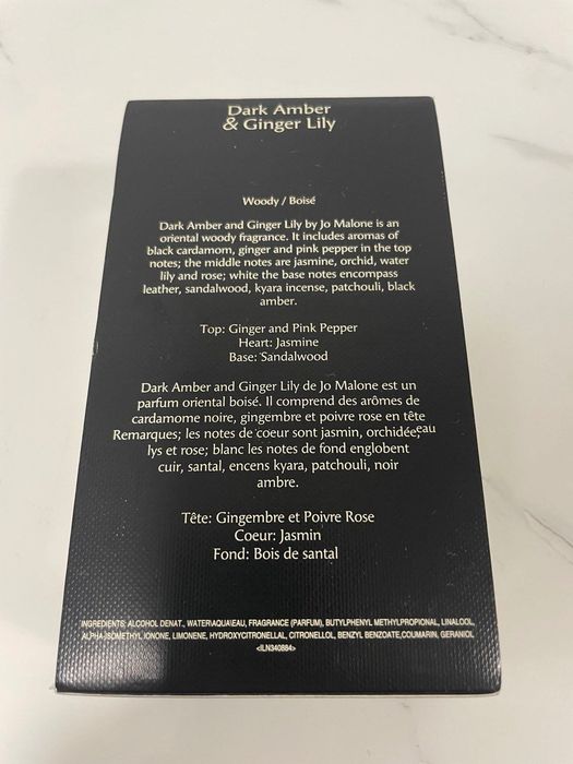 Jo Malone Dark Amber & Ginger Lily