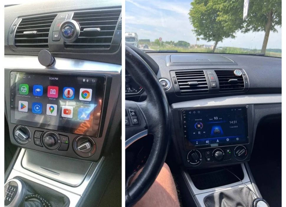 штатна Android-магнітола з рамкою для BMW 1 серії (E81, E82, E87, E88),