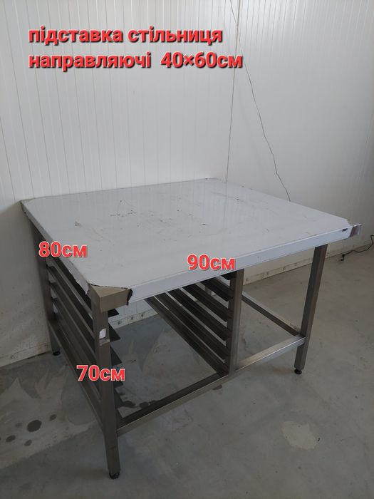 Підставки під пароконвектомати та печі нержавійка