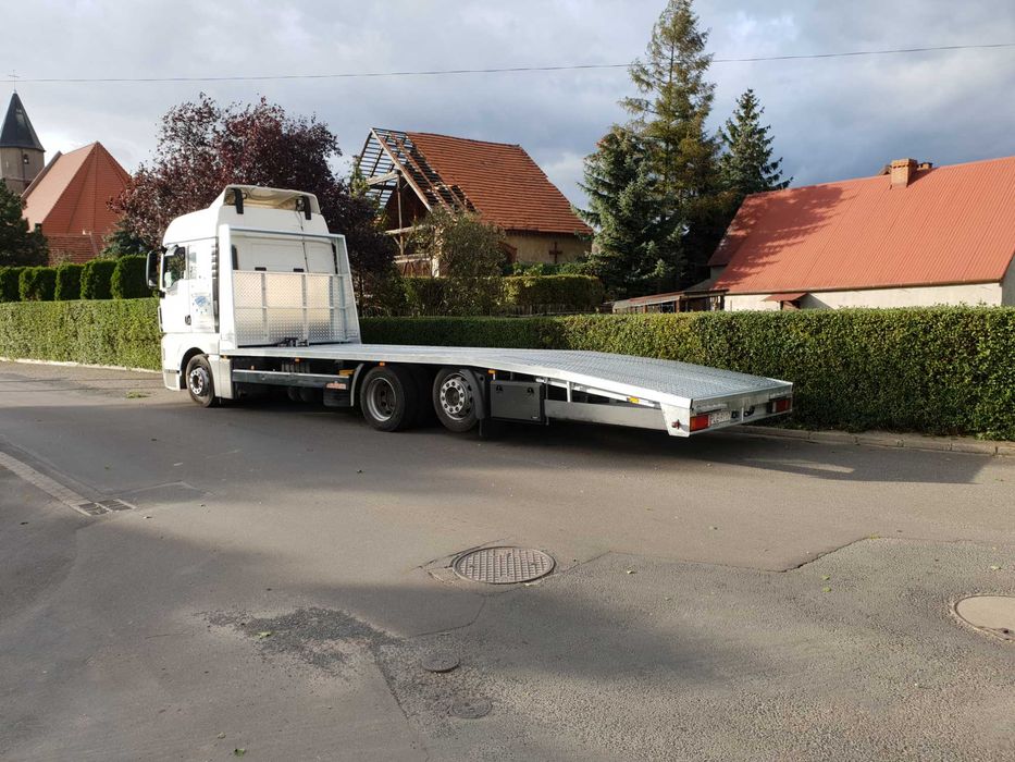 Man TGX TGA najazd ZABUDOWA pomoc drogowa platforma autolaweta Kunice