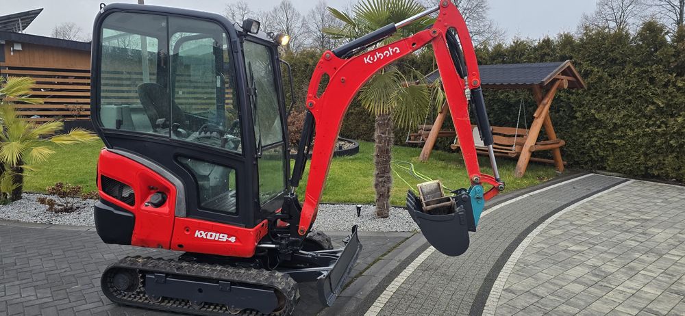 Minikoparka Kubota kx019 2t Brutto Mocna koparka Okazja