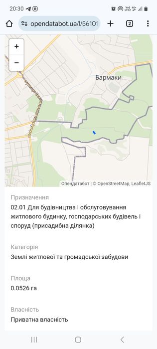 Продам земельну ділянку м. Рівне вул. Костромська