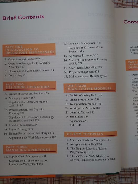 Operations Management 6th Edition Heizer, J. & Render, B.64552572250241122