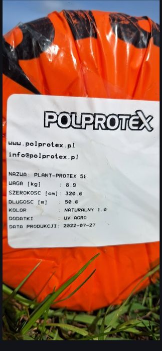 Okazja! Gruba Agrowłóknina biała p50  3.2m x 100m