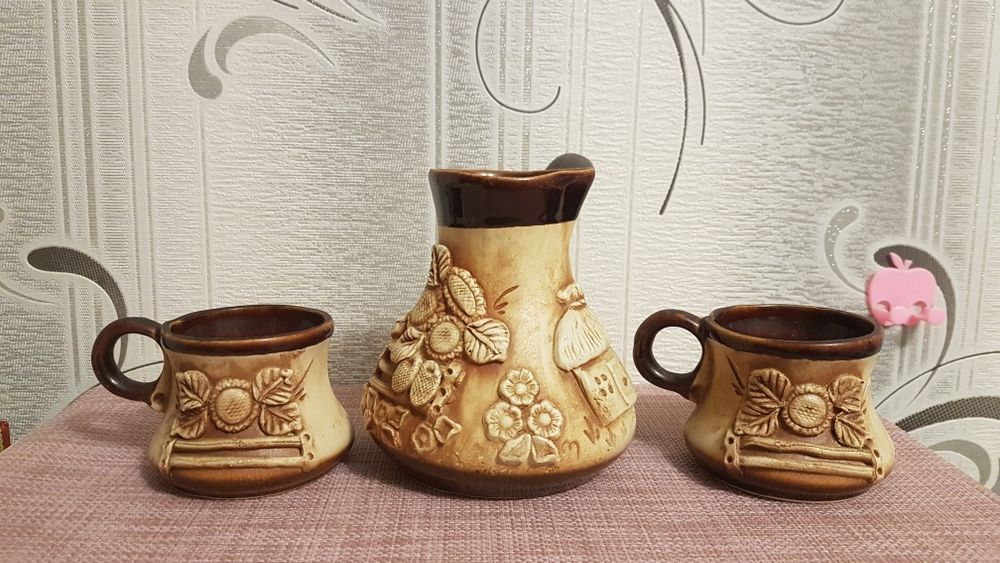 Турка + 2 чашки кофейные