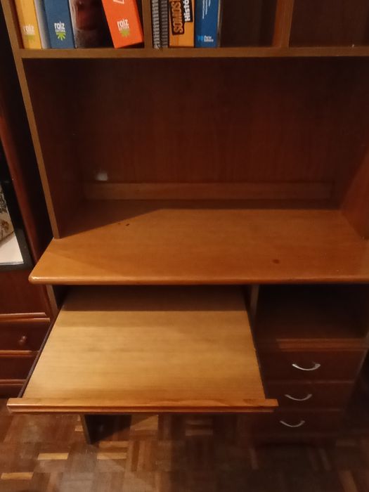Estante, escrevaninha - madeira