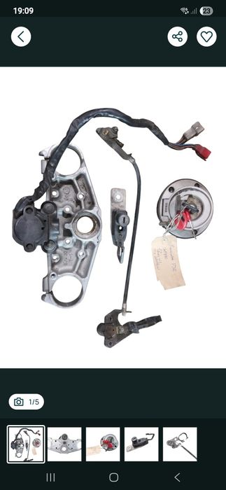 Yamaha fjr 1300 kluczyki stacyjka Korek wlewu paliwa zamek komplet