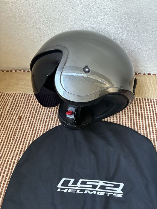 Capacete jet LS2 OF599