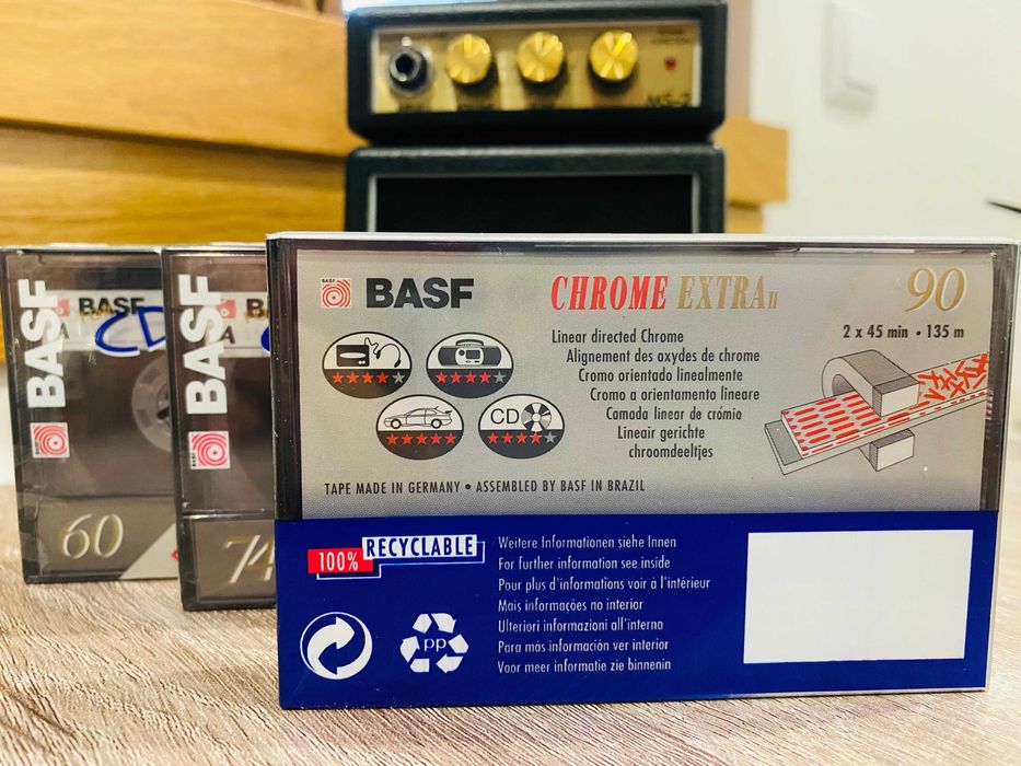 New Audio Cassettes Chrome Extra II 60, 74, 90 (3×1 unit €)64575345516931121