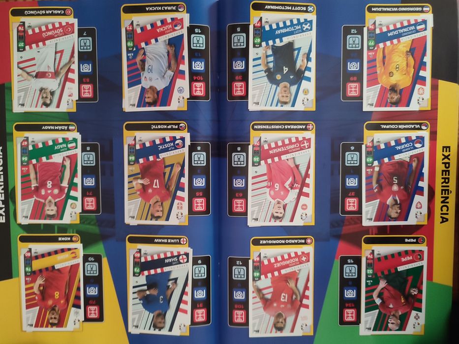 Caderneta Completa Exclusiva Match Attax TOPPS Euro 2024