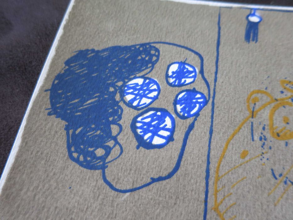 Serigrafia René Bértholo 1964 grupo KWY arte