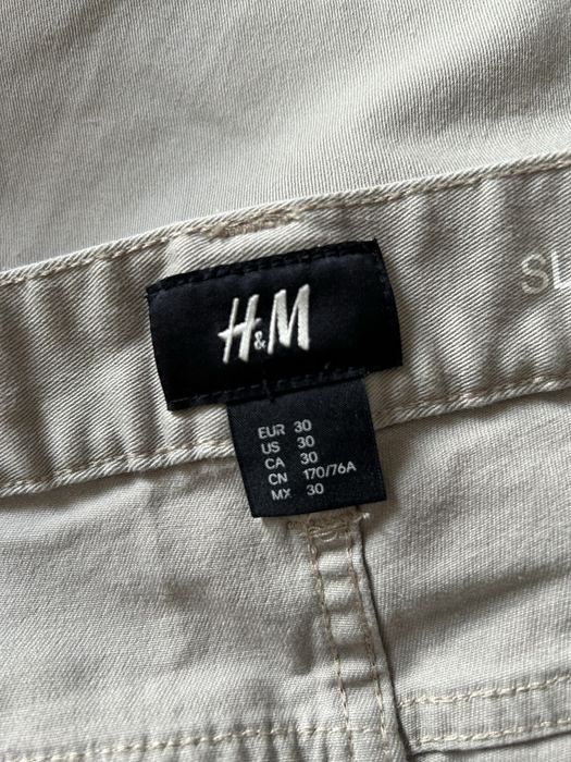 Szorty beżowe męskie H&M