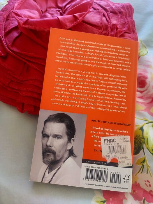 Livro "A bright ray of darkness" de Ethan Hawke