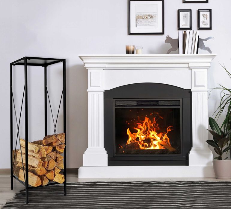 Stojak na drewno Kominkowe Do Pieca Ogniska Kominka XL