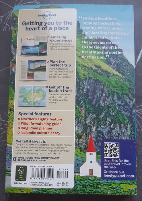 Livro - Iceland - Lonely Planet