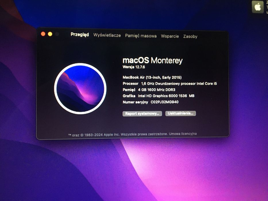 Macbook air 13 a1466 2015