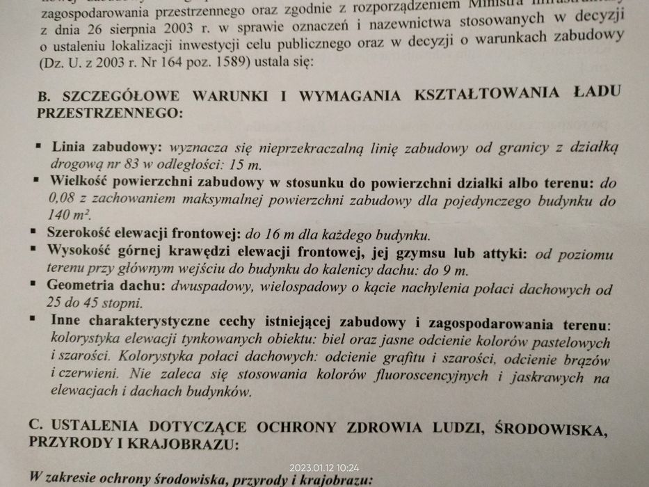 Działka budowlana 10,67 ar z WZ | Machnówka | Chorkówka