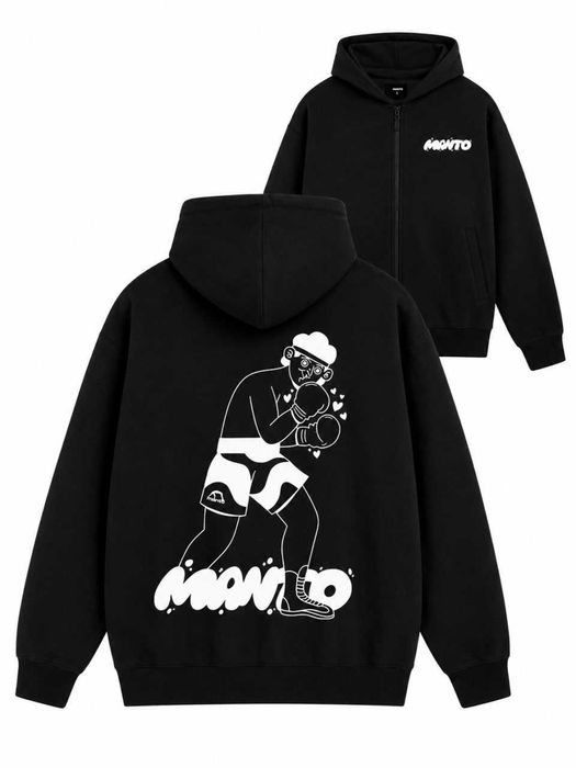 ‼️SALE‼️ Зіп худі MANTO зіпка манто чорна