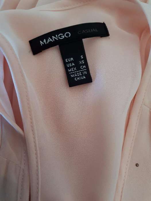 Vestido Mango Rosa seco